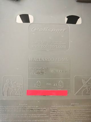 Silla De Bici Portabebes Polisport Wallaroo/DMS