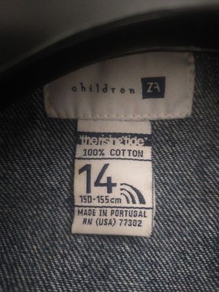 Chaqueta vaquera azul