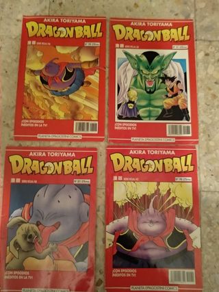 Lote 4 cómics Dragón Ball