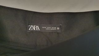 Falda pantalón negra Zara