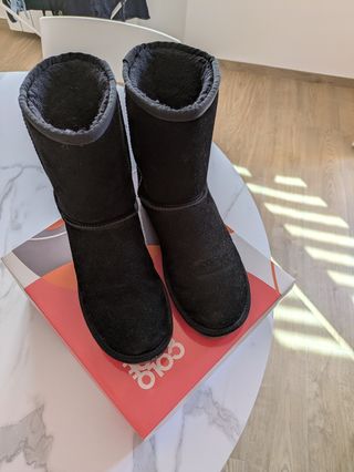 Stivaletto pelo alto nero n.39