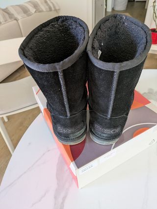 Stivaletto pelo alto nero n.39