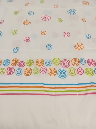 Cortinas baño 2 piezas - multicolor