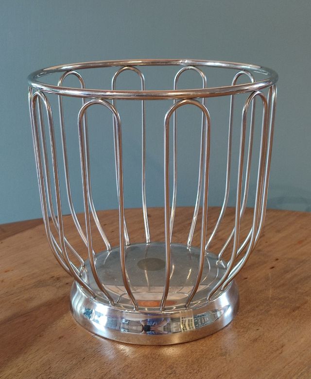 Cesto frutta Alessi acciaio inox