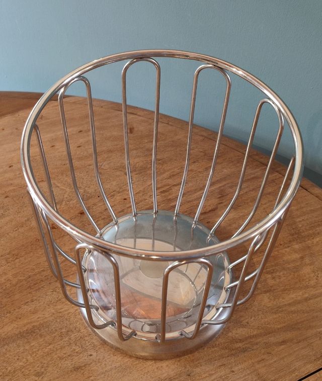 Cesto frutta Alessi acciaio inox