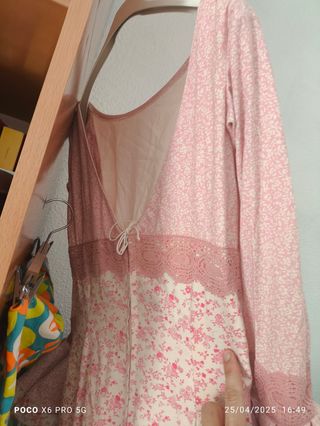 Traje flamenca rosa talla 36