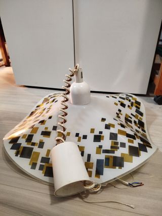 Lampadario a scacchiera