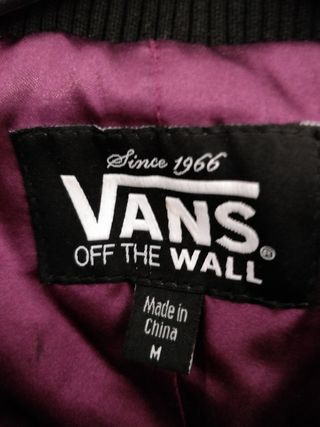 Cazadora Vans negra - Talla M
