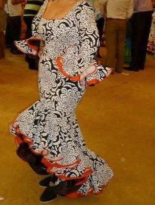 Traje de flamenca estampado