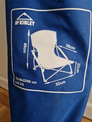 Silla Plegable Playa Azul