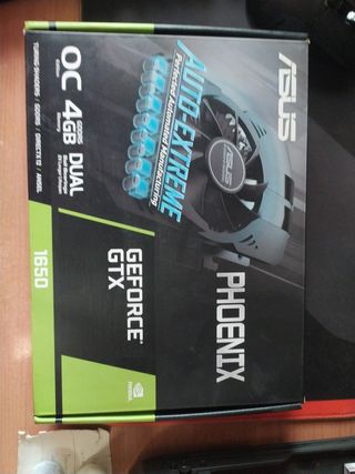 Tarjeta gráfica 1650 Asus 4gb