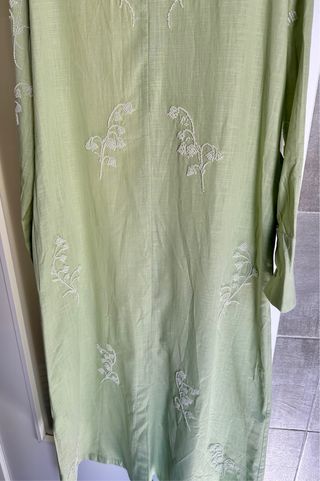 Vestido midi abalorios