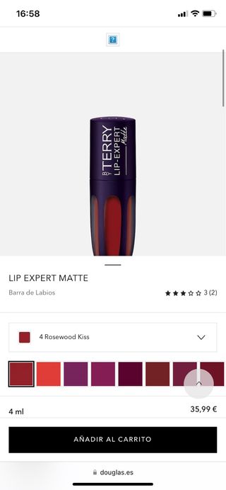 BY TERRY Lip Expert Matte 4 Rosewood Kiss