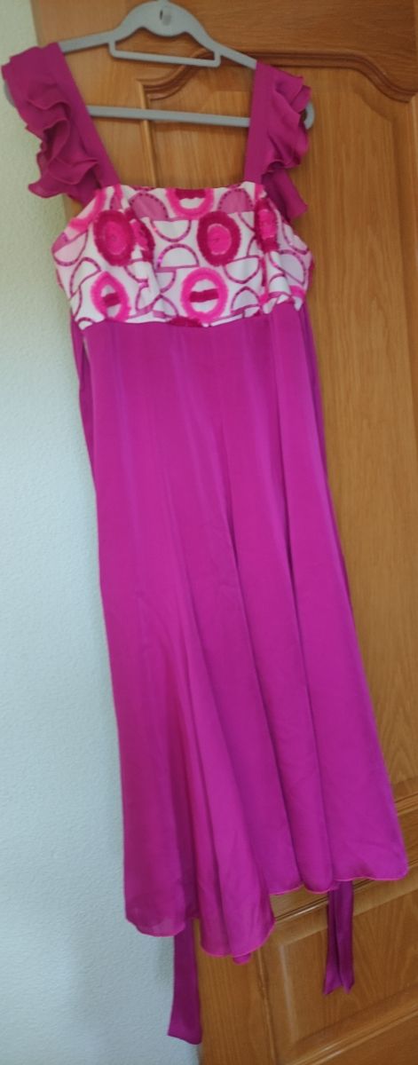 VESTIDO FIESTA SEDA 100%