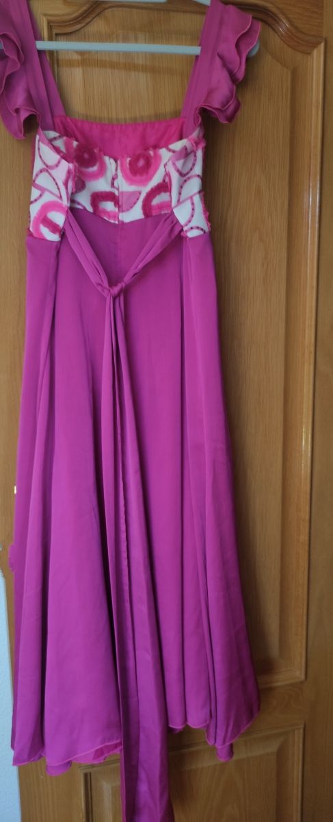 VESTIDO FIESTA SEDA 100%