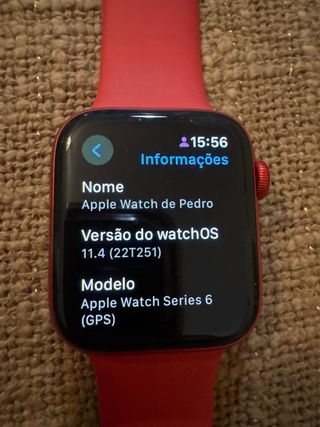 Apple Watch Red Aluminium Case 44mm