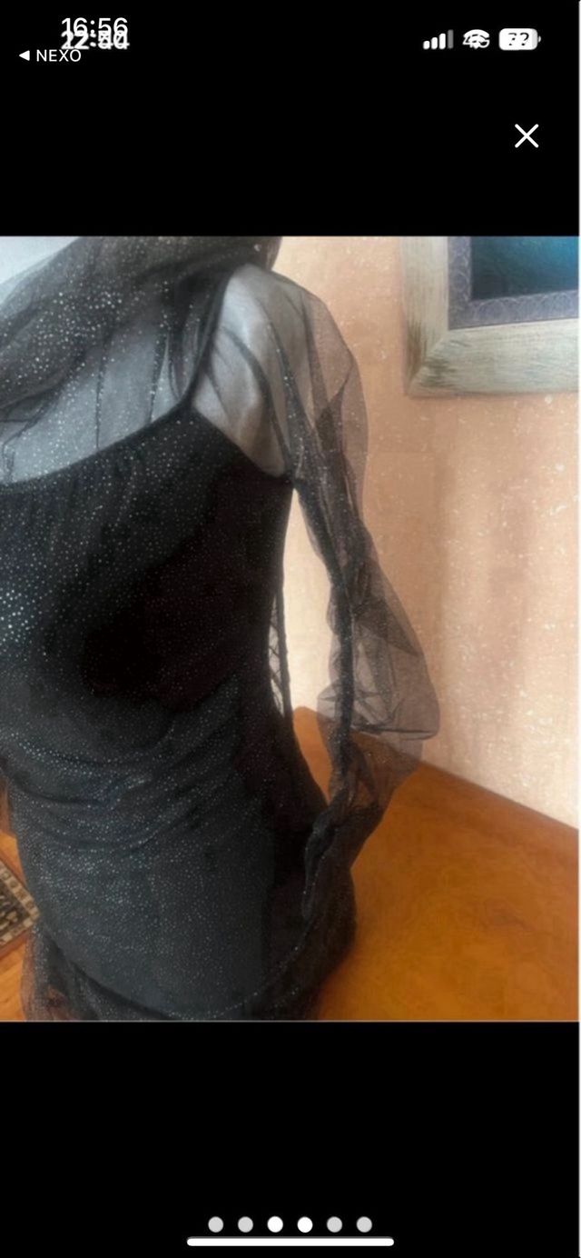 Vestido Oh Juliette negro, talla unica