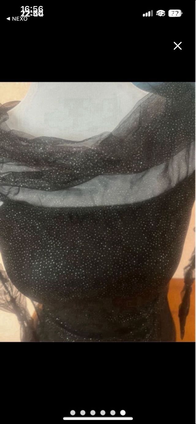 Vestido Oh Juliette negro, talla unica