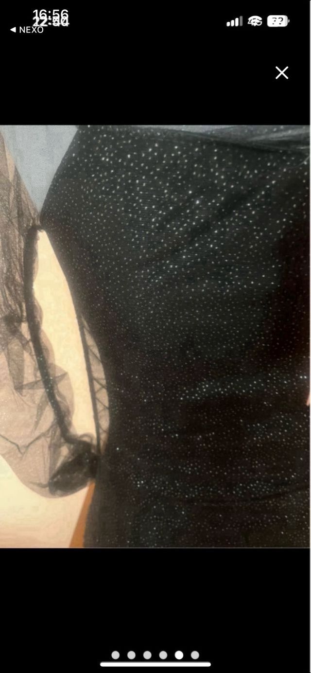 Vestido Oh Juliette negro, talla unica