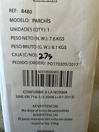 Cuna viaje Asalvo Baby 8480