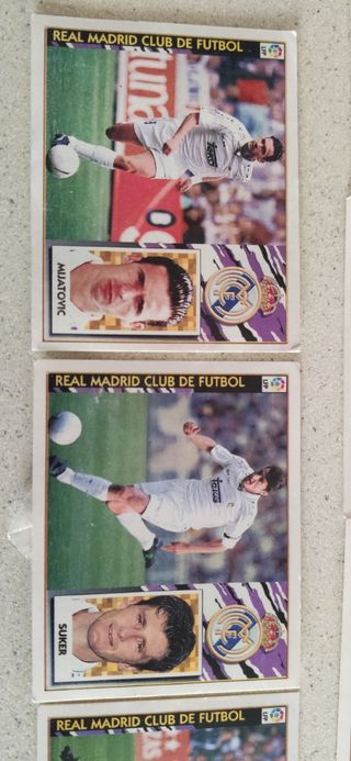 Cromos Real Madrid 97-98