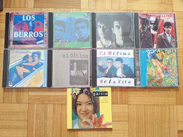 Cd Los burros, el último de la fila, manolo García