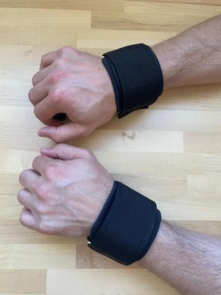 2 Ganchos levantamiento pesas. Straps