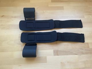 2 Ganchos levantamiento pesas. Straps