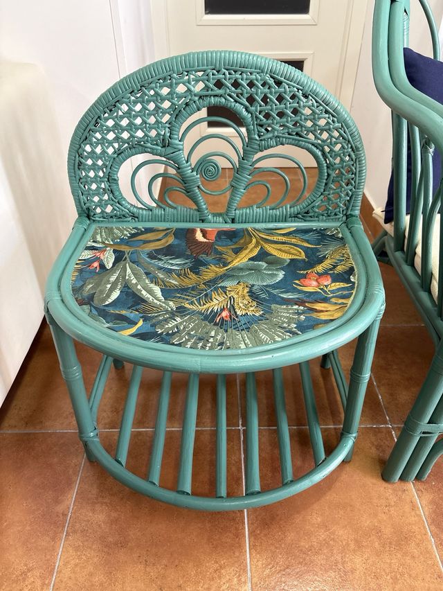 Conjunto muebles bambu