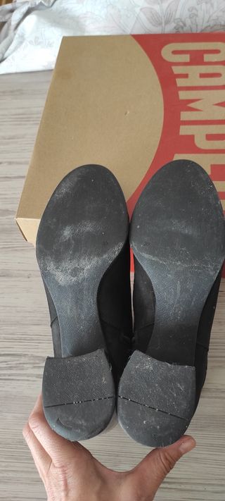 Botines Camper Twins negros, talla 39