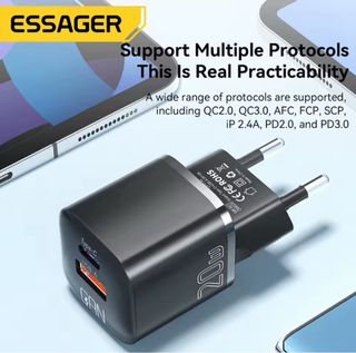 Cargador ESSAGER 20W - Carga rápida