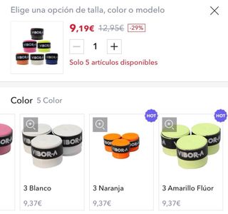 10 Overgrips Viborà - Nuevos