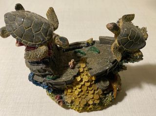 salvadanaio con tartarughe acquatico bello