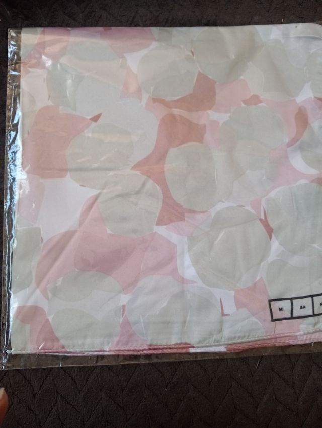 Pañuelo Misako | Rosa y beige