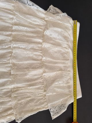 Falda encaje blanca