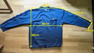 Jersey algodón color azul - talla XL