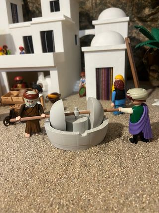 Molino de piedra trapetum, Playmobil Belén
. 
