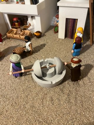 Molino de piedra trapetum, Playmobil Belén
. 