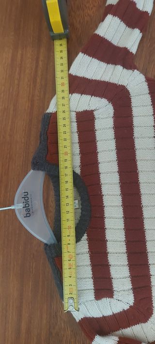 Jersey Cocco rayas rojas - 24-36 meses