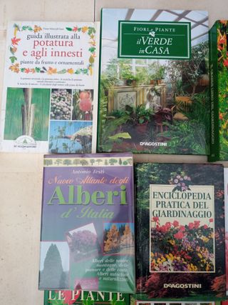 lotto libri giardinaggio fiori e piante