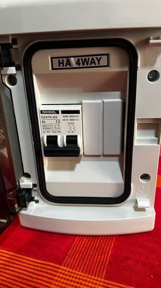 Caja distribución 4 vías IP65