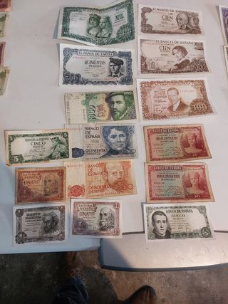 billetes antiguos