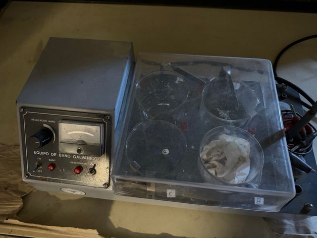 Equipo de baño galvanico para joyeria