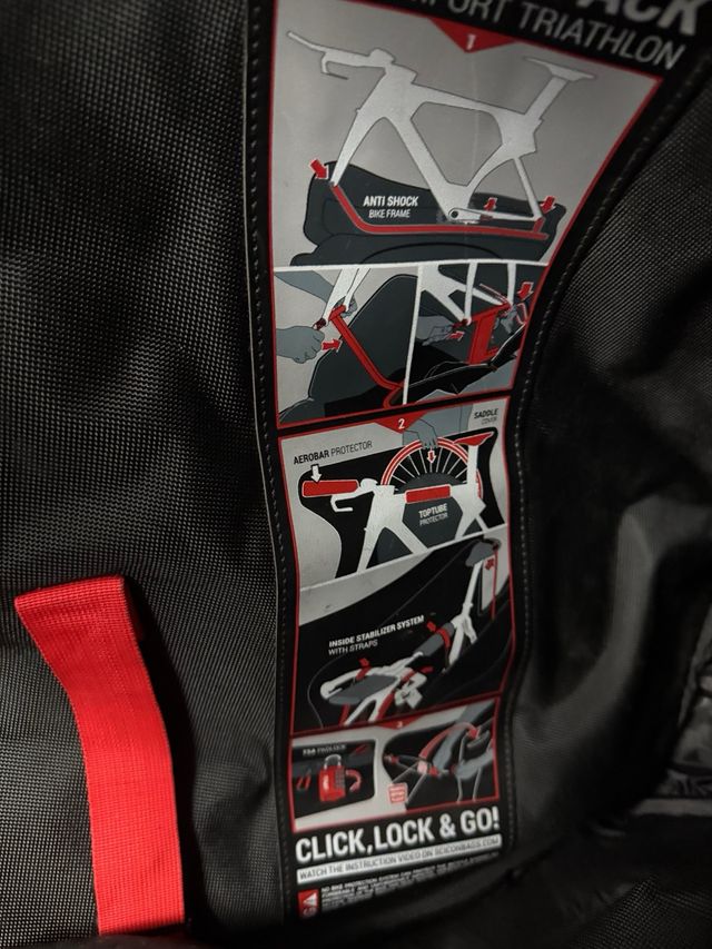 Maleta Bicicleta Scicon Triatlón.