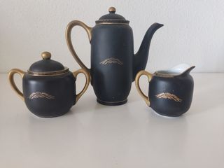 JUEGO DE CAFÉ VINTAGE PORCELANA JAPÓN