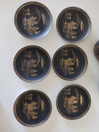 JUEGO DE CAFÉ VINTAGE PORCELANA JAPÓN