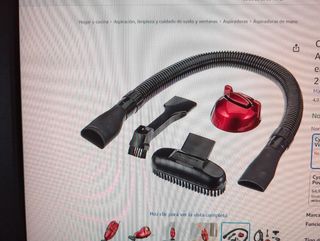 Aspirador de mano Cleanmaxx rojo