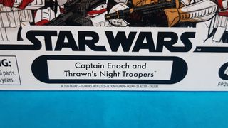 STAR WARS Capitan Enoch y Thrawn's nigth troopers 