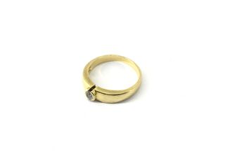sortija oro 18k con piedra