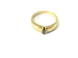 sortija oro 18k con piedra